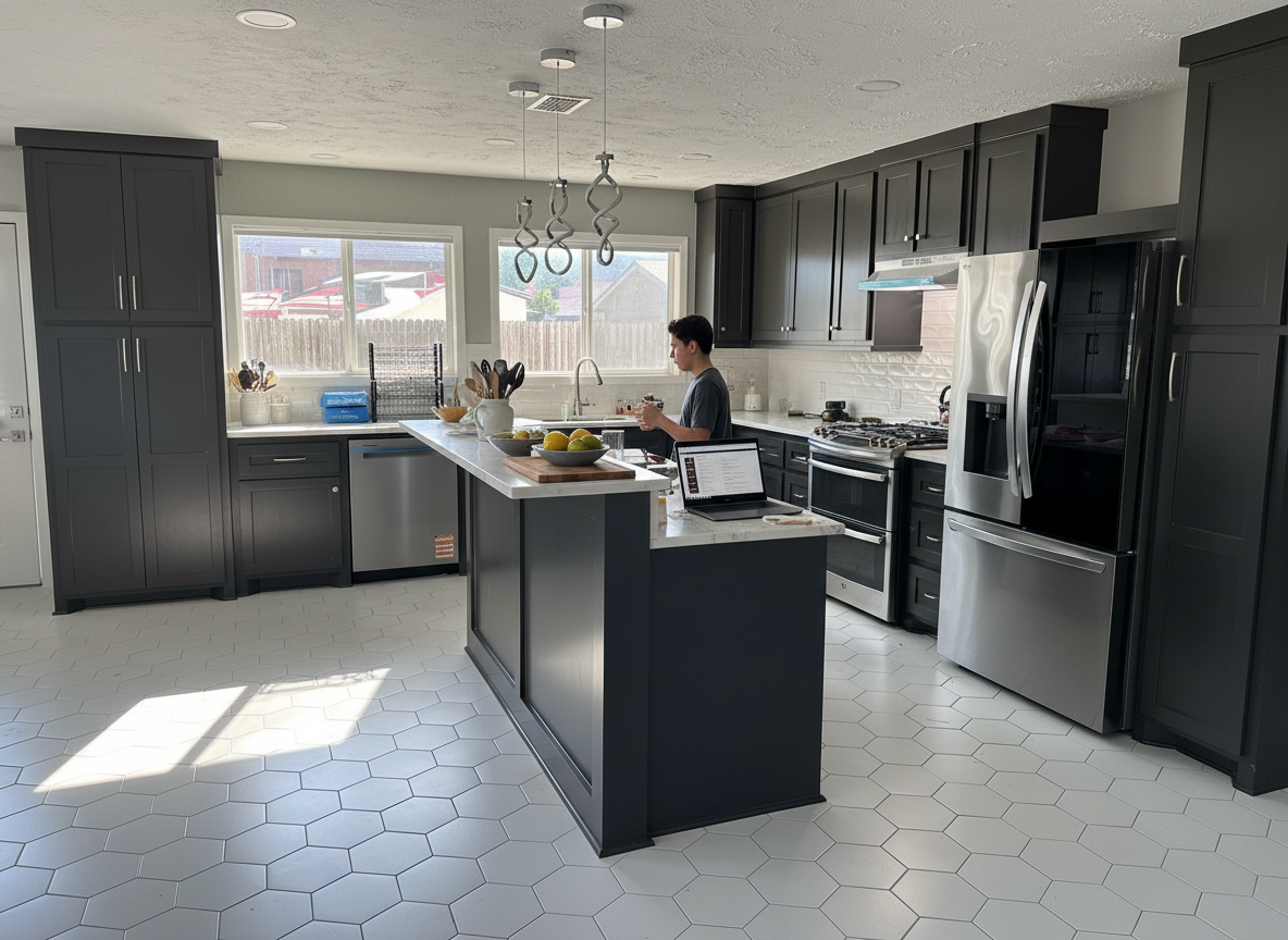 Professional kitchen facility for life skills training